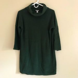 Isabel Maternity | Green Fleece Tunic